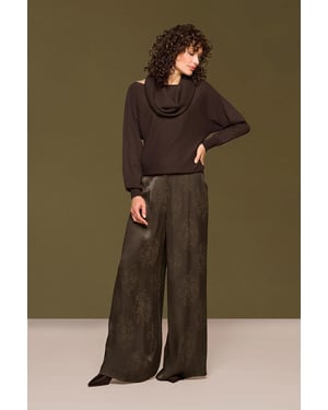 Angelina Pullover Dunkelbraun