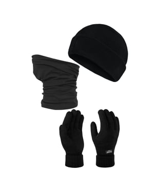 Regatta Professional - Hut- und Handschuh-Set für Herren (Schwarz)