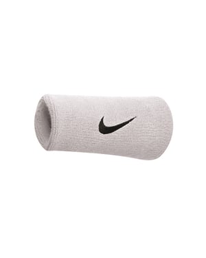 Nike - "Jumbo" 2er-Pack Swoosh Armband (Weiß/Schwarz)