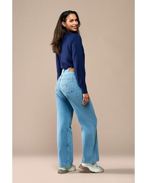 Lienna Hose Denimblau