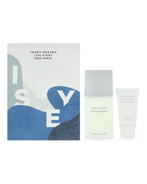 Issey Miyake L'eau D'issey Pour Homme Eau de Toilette 75ml + Duschgel 50ml Geschenkset für ihn