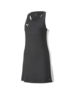 Puma Teamliga Damen Schwarz Padel Kleid