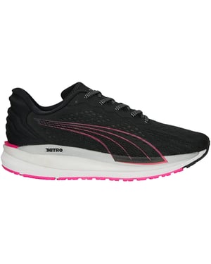 Puma Magnify Nitro Surge Damen schwarze Laufschuhe