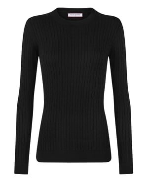Pullover Zopfmuster Pullover Mit Rundhals