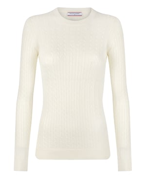 Pullover Zopfmuster Pullover Mit Rundhals
