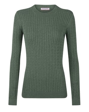 Pullover Zopfmuster Pullover Mit Rundhals