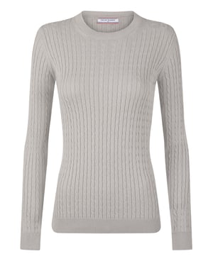 Pullover Zopfmuster Pullover Mit Rundhals