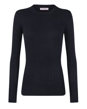 Pullover Zopfmuster Pullover Mit Rundhals