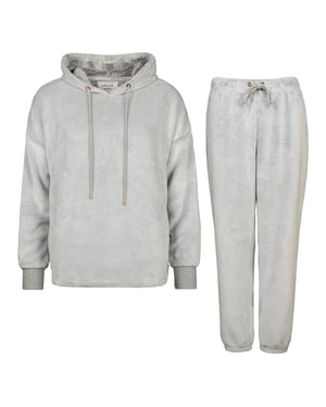Damen Thermo Trainingsanzug-Set mit weichem Oberteil und Unterteil für den Winter