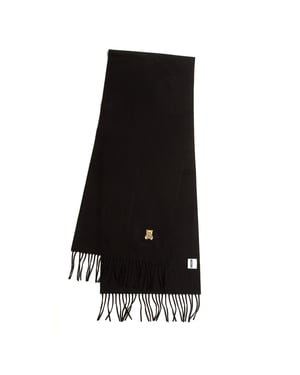 Moschino Schal Schwarz