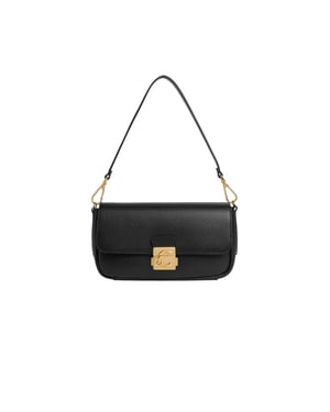 Coccinelle C-Me Lock Handtasche aus genarbtem Leder