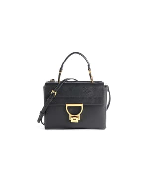 Arlettis Handtasche aus genarbtem Leder