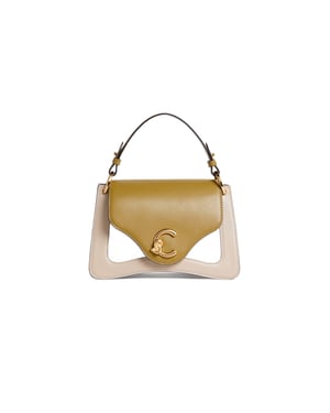 Coccinelle C-Me Kalbsleder Tric Handtasche Glattes Kalbsleder