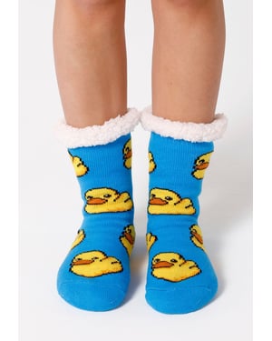 "Ruuber Duck" Sherpa-Socken