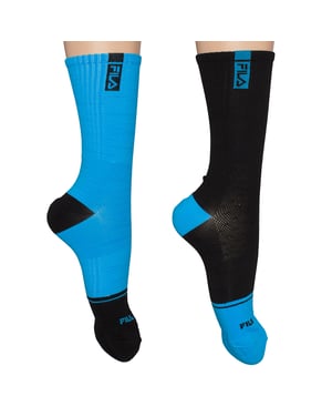 Packung mit 2 Paar langen Fahrradsocken für Herren und Damen F2524