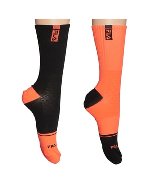 Packung mit 2 Paar langen Fahrradsocken für Herren und Damen F2524