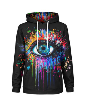 "Black Fullprint" Hoodie