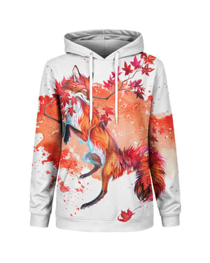"Japanese Maple Fox" Hoodie