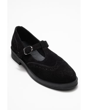 Janney Leder Riemen Loafer