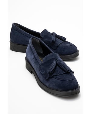 Milly Leder Quaste Loafer