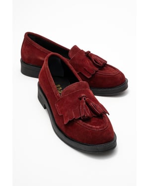 Milly Leder Quaste Loafer