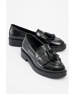 Milly Leder Quaste Loafer