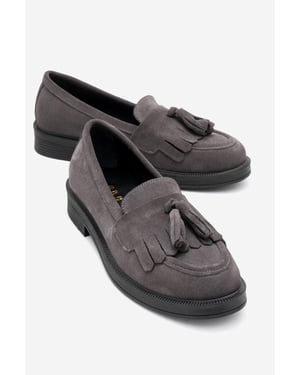 Milly Leder Quaste Loafer