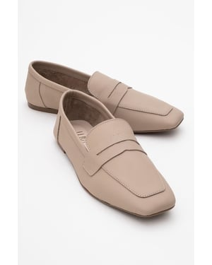Morne Leder Loafer Damen