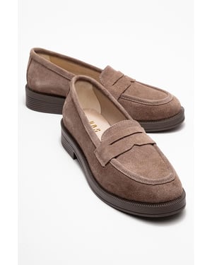 Bree Plateau Penny Leder Loafer