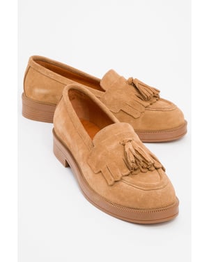 Milly Leder Quaste Loafer