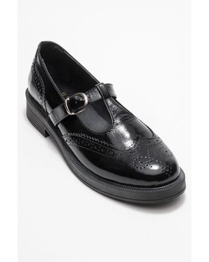 Janney Leder Riemen Loafer