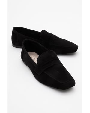 Morne Leder Loafer Damen