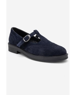 Janney Leder Riemen Loafer
