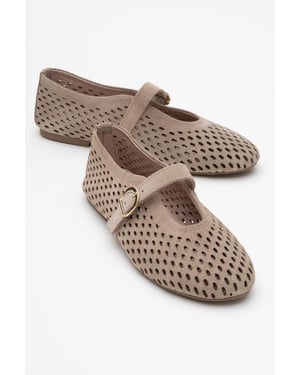 Arian Leder Ballerina Damen
