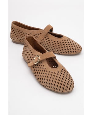 Arian Leder Ballerina Damen