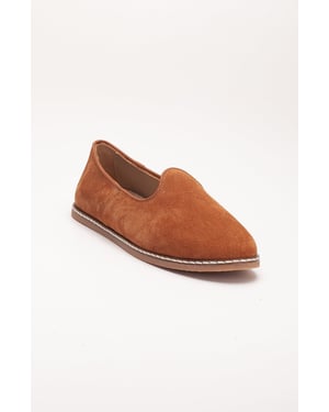Istanbul Wildleder Leder Slip-On Flache Schuhe Damen