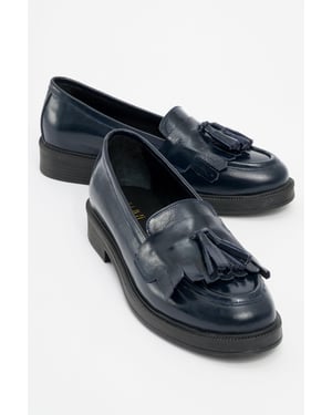 Milly Leder Quaste Loafer