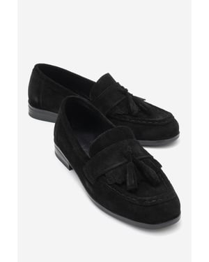 Lupen Leder Quaste Loafer Damen
