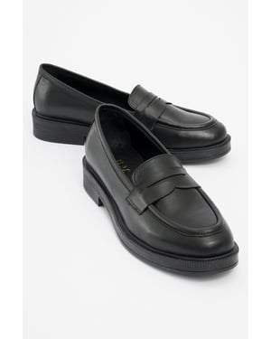 Bree Plateau Penny Leder Loafer