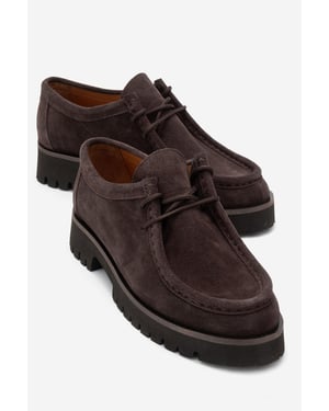 Talia Leder Schnürung Loafer Damen