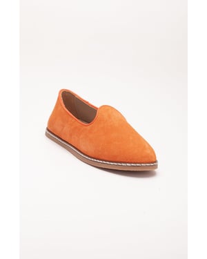 Istanbul Wildleder Leder Slip-On Flache Schuhe Damen