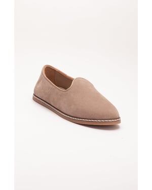 Istanbul Wildleder Leder Slip-On Flache Schuhe Damen