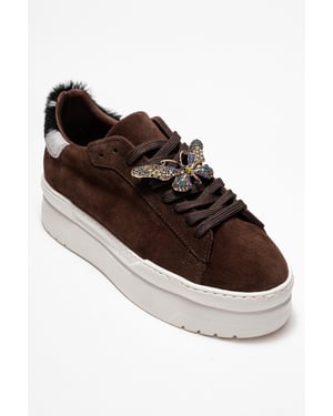 Anda Leather Buckled Turnschuhe Women
