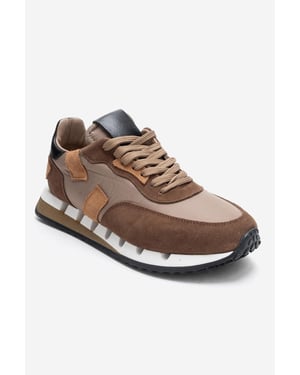 Vian Leather Platform Turnschuh Women
