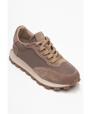 Amanda Leder Turnschuhe Damen