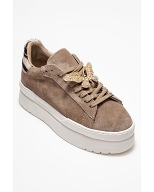 Anda Leather Buckled Turnschuhe Women