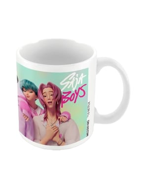 K-Pop Demon Hunters - Kaffeebecher, Saja Jungen (Weiß)