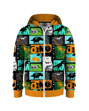 "Dinosaurs" Zip Hoodie