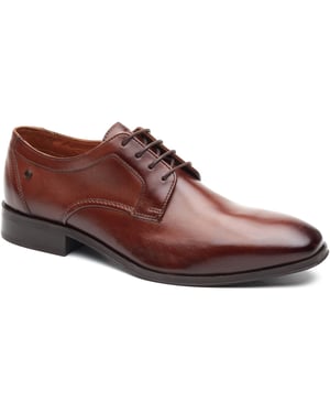 Base London Dome Schnürschuhe aus Leder für Herren in verbranntem Tan