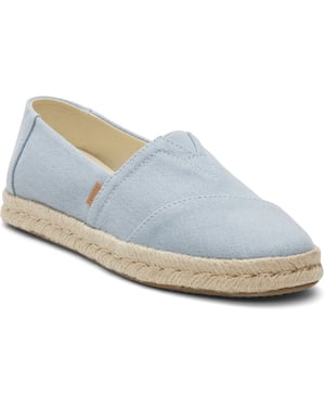 TOMS Alpargata Rope 2.0 Textil Damen Hellblaue Espadrilles